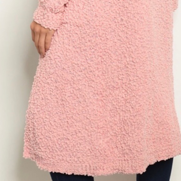 ❄️BLUSH POPCORN CARDIGAN - Picture 5 of 5